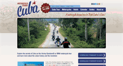 Desktop Screenshot of motorcycletourscuba.com